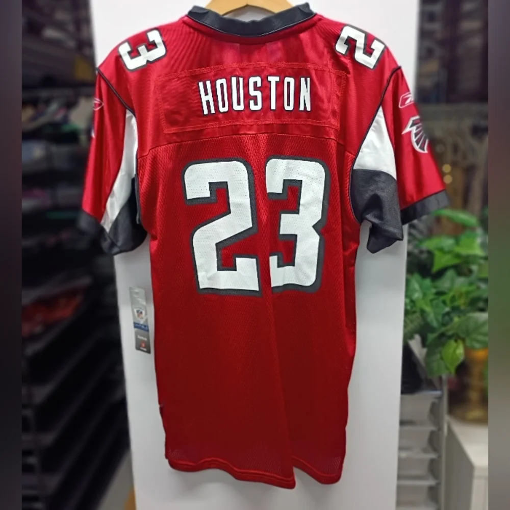 Atlanta Falcons Red and Black Men's Jersey